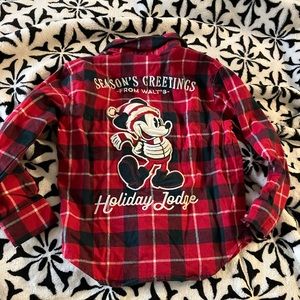 Disney Mickey holiday Lodge flannel